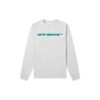 FW20 Hand Painted Logo Printing Pullover Men Grey