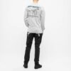 FW20 Hand Painted Logo Printing Pullover Men Grey