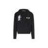 FW20 Kissing Printing Hooded Pullover Men Black
