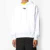 FW20 Logo Hooded Pullover Men White