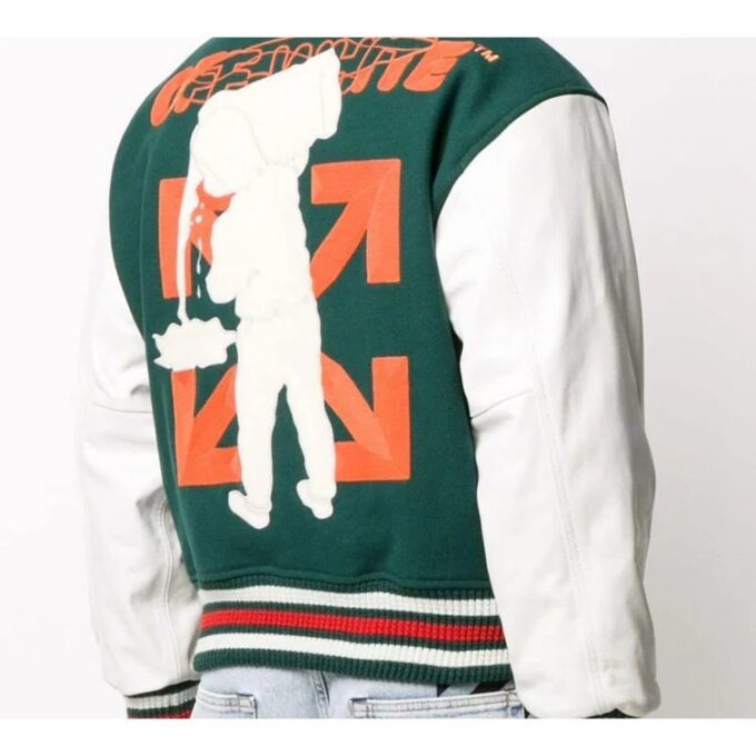 Fw20 Logo Patches Varsity Jacket