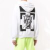 FW20 Logo Printing Hooded Pullover Men White