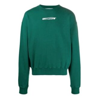 FW20 Logo Printing Pullover Men Green