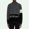 FW20 Logo Printing Sweater Men Grey