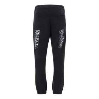 FW20 Logo Printing Trousers Men Black
