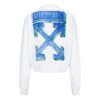 FW20 Marker Arrows Loose Sweater Men White