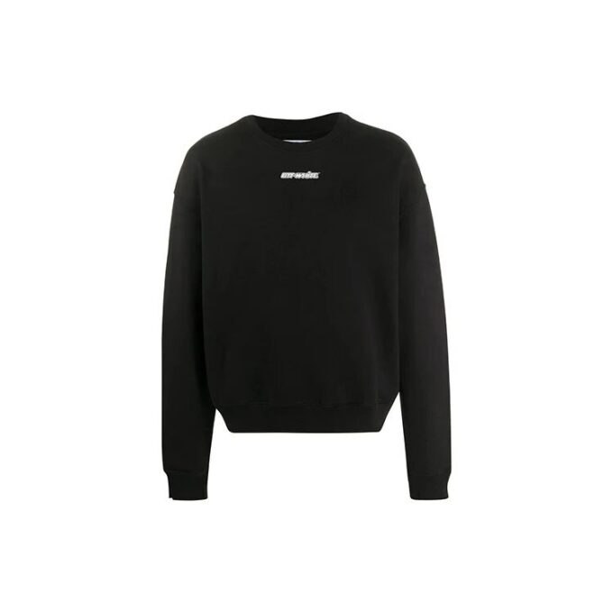 FW20 Marker Arrows Pullover Men Black