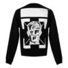 FW20 Masked Face Arrow Sweatshirt “Black White”