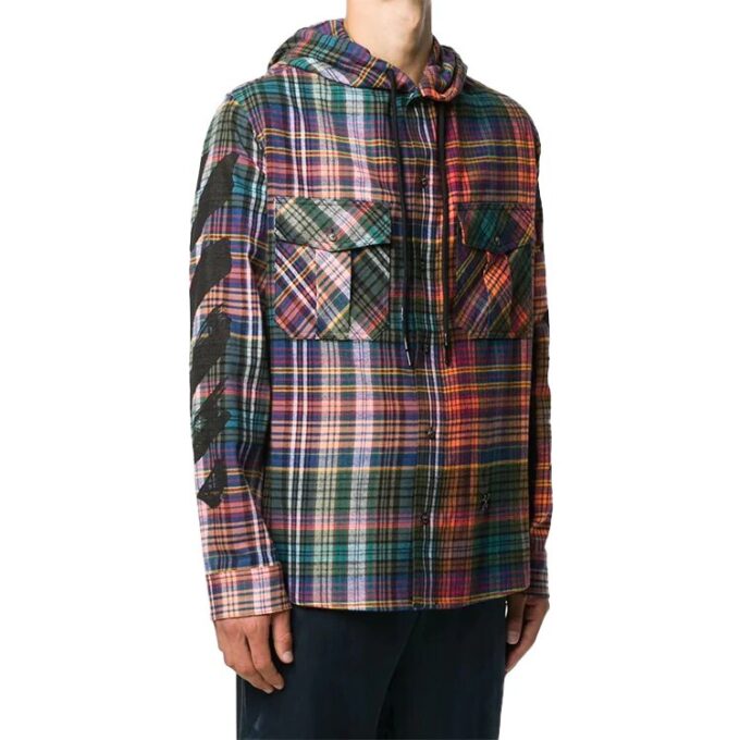 Fw20 Mens Hoodie Jacket Plaid