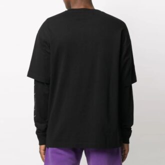 FW20 Mens Layered Logo-Print Long Sleeve