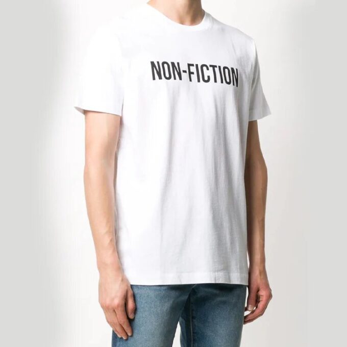 FW20 Non-Fiction Printed Men White