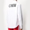 FW20 Non-Fiction Printing Long-sleeved Shirt Men White