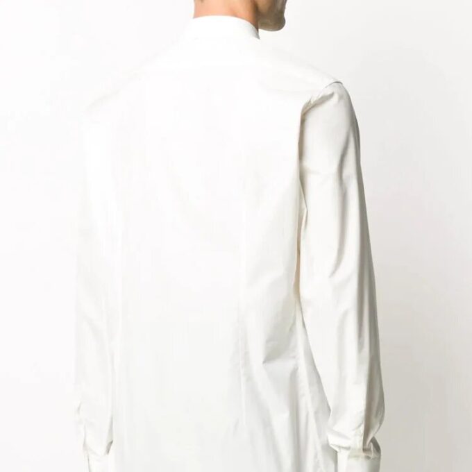 FW20 Printing Long-sleeved Shirt Men White