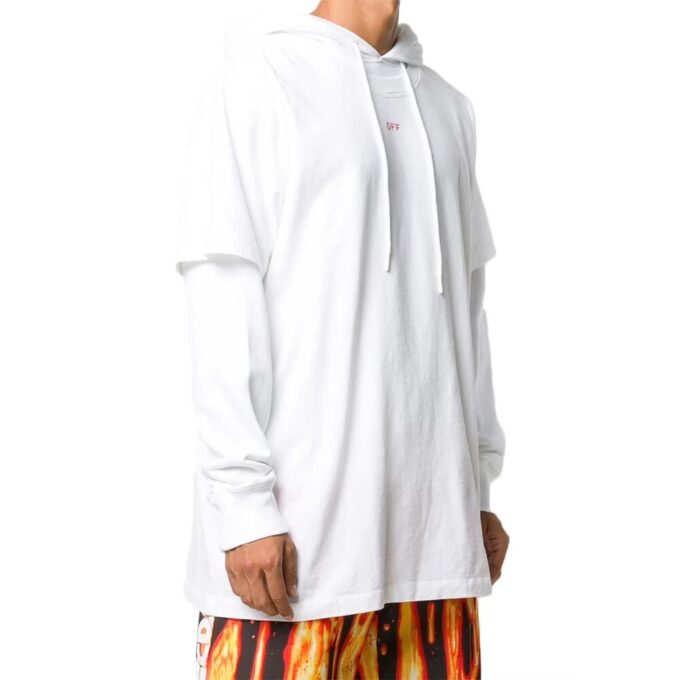 FW20 Stencil Arrow Print Layered Sleeve