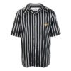 Fw20 Stripe Pattern Bowling Shape Short Sleeve Shirt