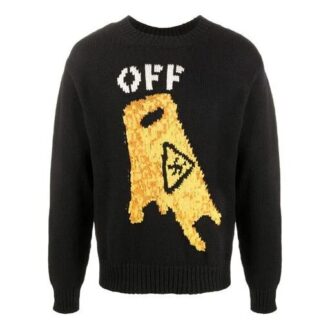 FW20 Sweater Men Black/Yellow