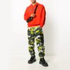 FW20 Trellis Loose Hooded Pullover Men Orange