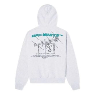 FW20 Trellis Worker Hooded Pullover Men Grey