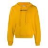 FW20 Workers Printing Hooded Pullover Men Yellow