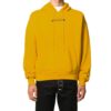 FW20 Workers Printing Hooded Pullover Men Yellow