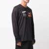 FW21 Active Logo Printing Long Sleeves Loose Fit Black