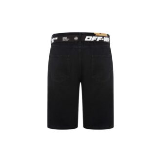 FW21 Alphabet Belt Design Casual Shorts Version Black