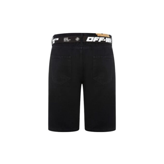 FW21 Alphabet Belt Design Casual Shorts Version Black