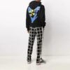 FW21 Alphabet Printing Pattern hooded Jacket Version Black