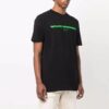 FW21 Alphabet Printing Pattern Short Sleeve Ordinary Version Black