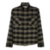 FW21 Arrow flannel Plaid Long Sleeves Shirt Loose Fit Yellow