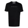 FW21 Arrow Pattern Alphabet Solid Color Short Sleeve Version Black