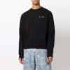 FW21 Arrow Pattern Round Neck Pullover Version Black