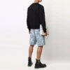 FW21 Arrow Pattern Round Neck Pullover Version Black