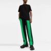 FW21 Arrow Pattern Solid Color Round Neck Short Sleeve Ordinary Version Black
