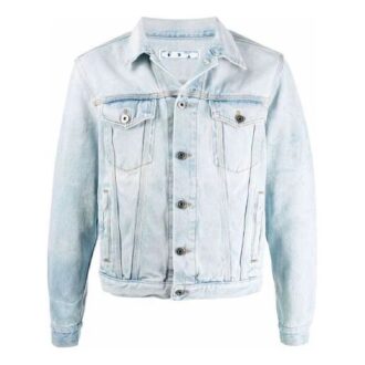 FW21 Arrow Printing Denim Jacket Version Blue