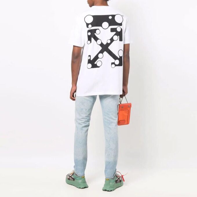 FW21 Arrow Printing Short Sleeve Version White