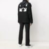 FW21 Arrows Logo Cargo Pocket Solid Color Long Sleeves Jacket Ordinary Version Black