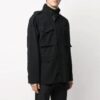 FW21 Arrows Logo Cargo Pocket Solid Color Long Sleeves Jacket Ordinary Version Black