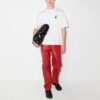 FW21 Caravaggio Arrow Pattern Round Neck Short Sleeve Loose Fit White
