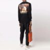 FW21 Caravaggio Painting Solid Color Long Sleeves Ordinary Version Black