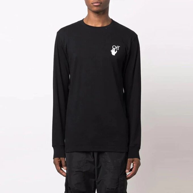 FW21 Caravaggio Painting Solid Color Long Sleeves Ordinary Version Black