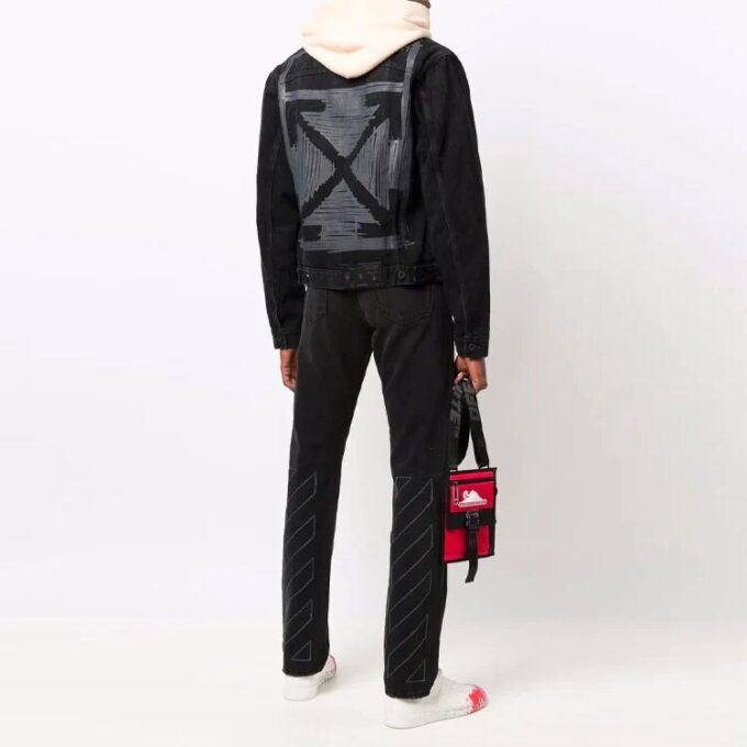 FW21 Casual lapel Denim Jacket Loose Fit Black