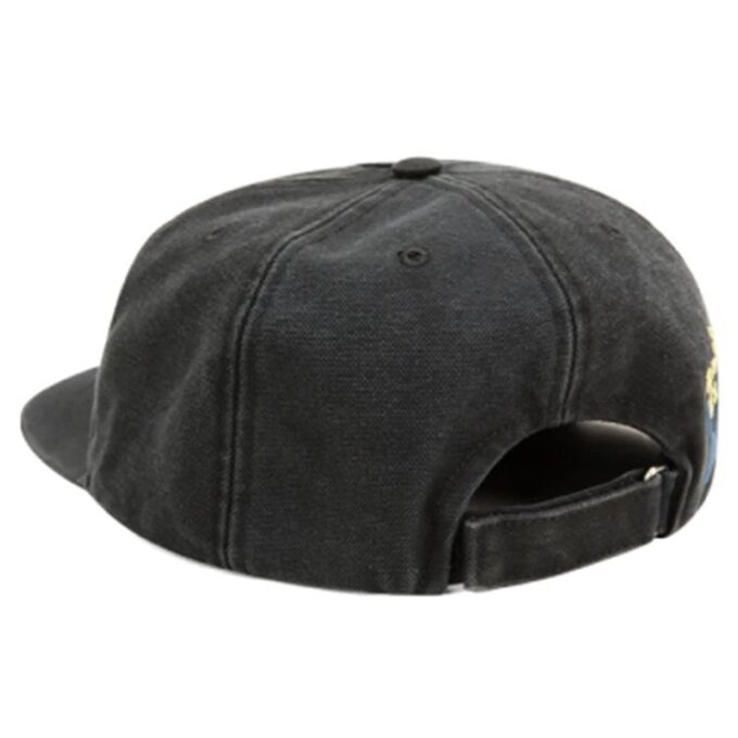 FW21 Cotton Minimalistic Casual Alphabet Printing Cap Black
