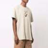 FW21 Funny Logo Printing Round Neck Loose Fit Brown