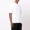 FW21 Geometry Pattern Round Neck Short Sleeve Slim Fit Version White