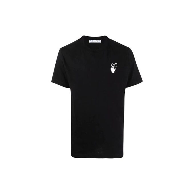 FW21 Gradient Multi-Color Arrow Short Sleeve Ordinary Version Black