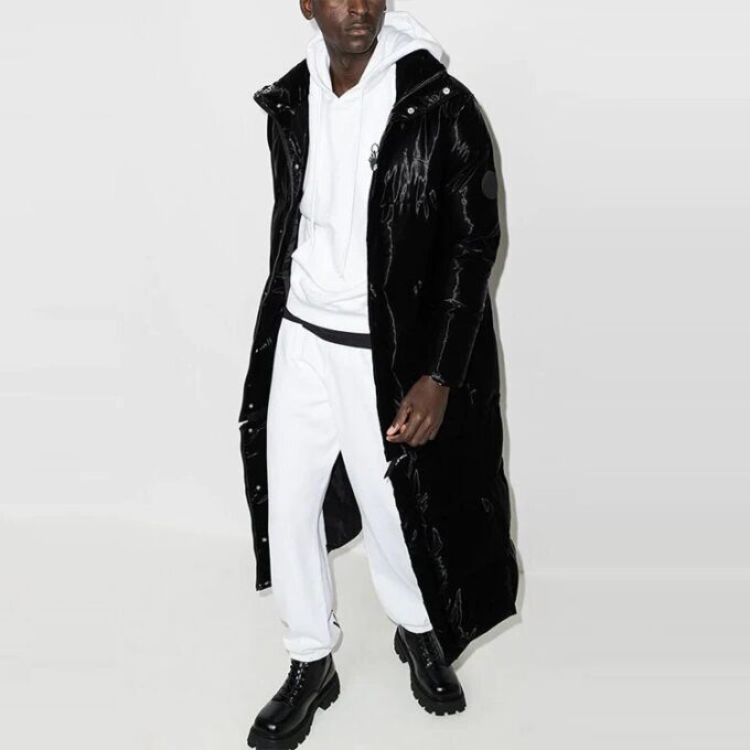 FW21 hooded Pullover Long Sleeves Version White