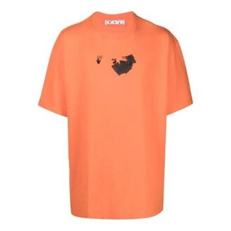 FW21 Jumbo Marker Arrow Pattern Printing Short Sleeve Loose Fit