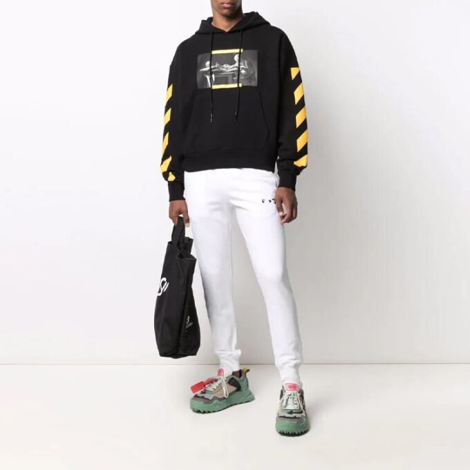 FW21 Knit Sports Pants “White”