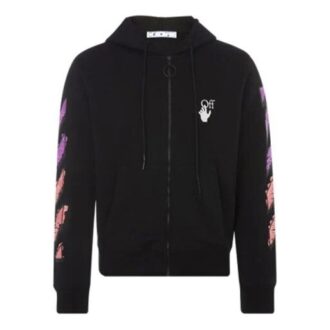 FW21 Large Arrow Printing Pattern Jacket Version Black